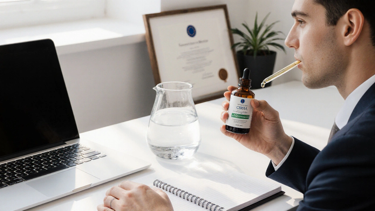 Vollspektrum CBD am Arbeitsplatz: Recht, Tests und praktische Tipps