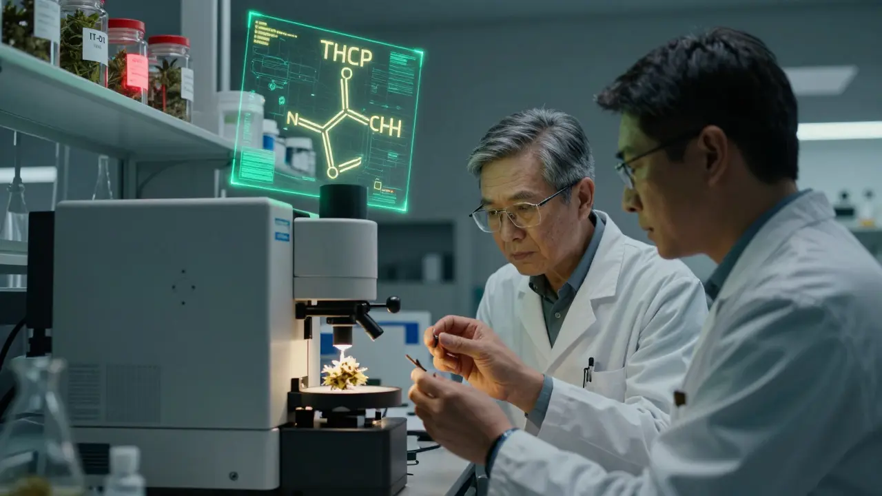Forscher in einem italienischen Labor entdecken THCP mit Spektrometrie-Technologie