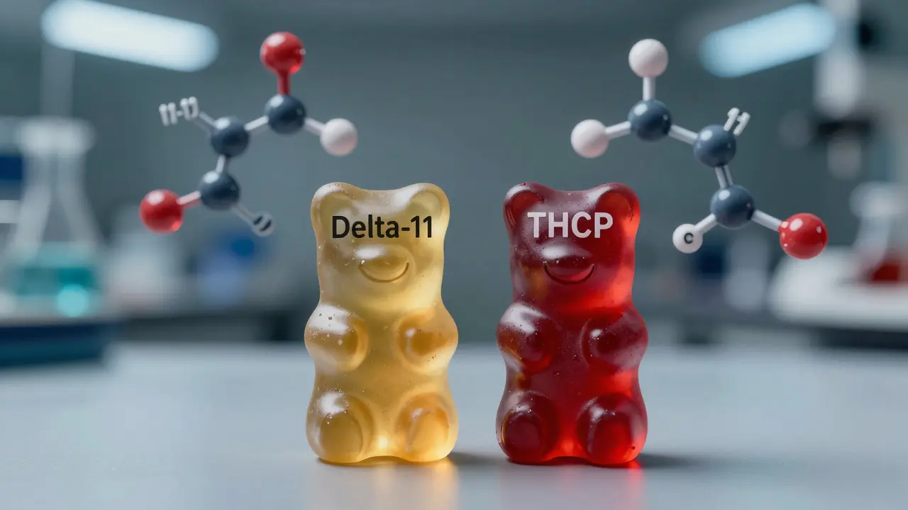 Ist Delta-11 das stärkste THC-Produkt? Vergleich mit THCP-Gummis