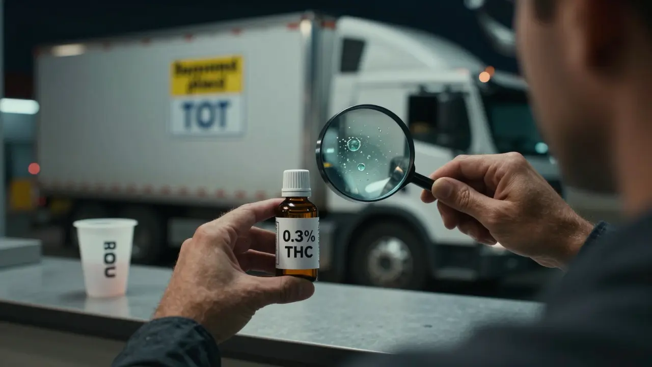 Zeigt CBD einen positiven Drogentest bei DOT an?