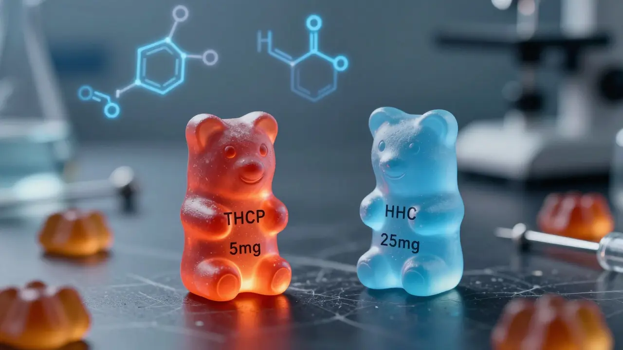 Wie viel stärker ist THCP als HHC? Die Wahrheit über die Potenz von THCP-Gummis
