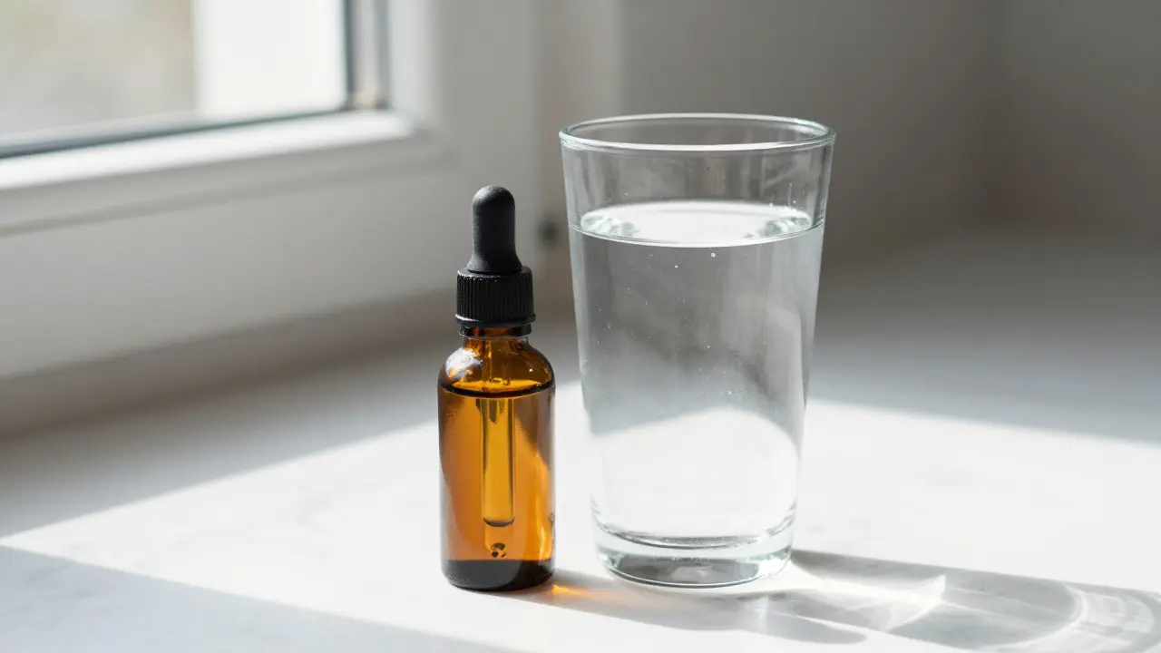 CBD Öl und Wasser: Darf man danach trinken?