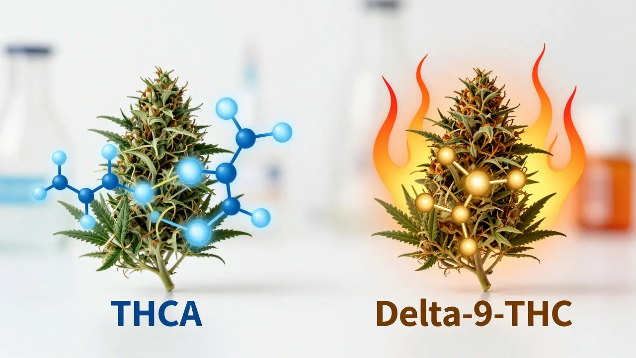 Ist THCA psychoaktiv? Die Wahrheit über den Vorläufer von THC