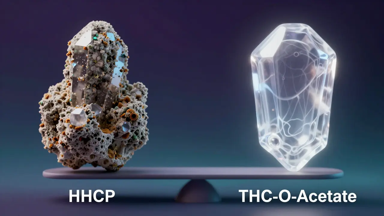 Konzeptioneller Vergleich von HHCP und THC-O-Azetat