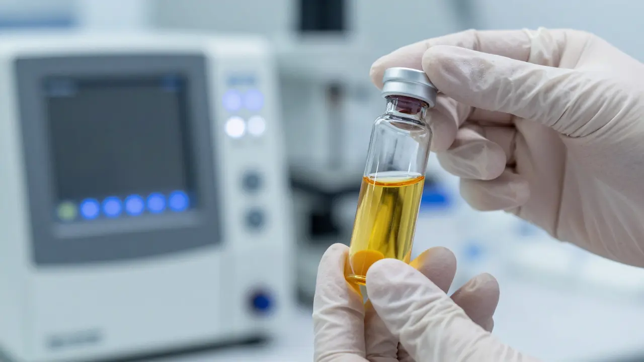 Labortest von Cannabinoiden mit wissenschaftlicher Ausrüstung