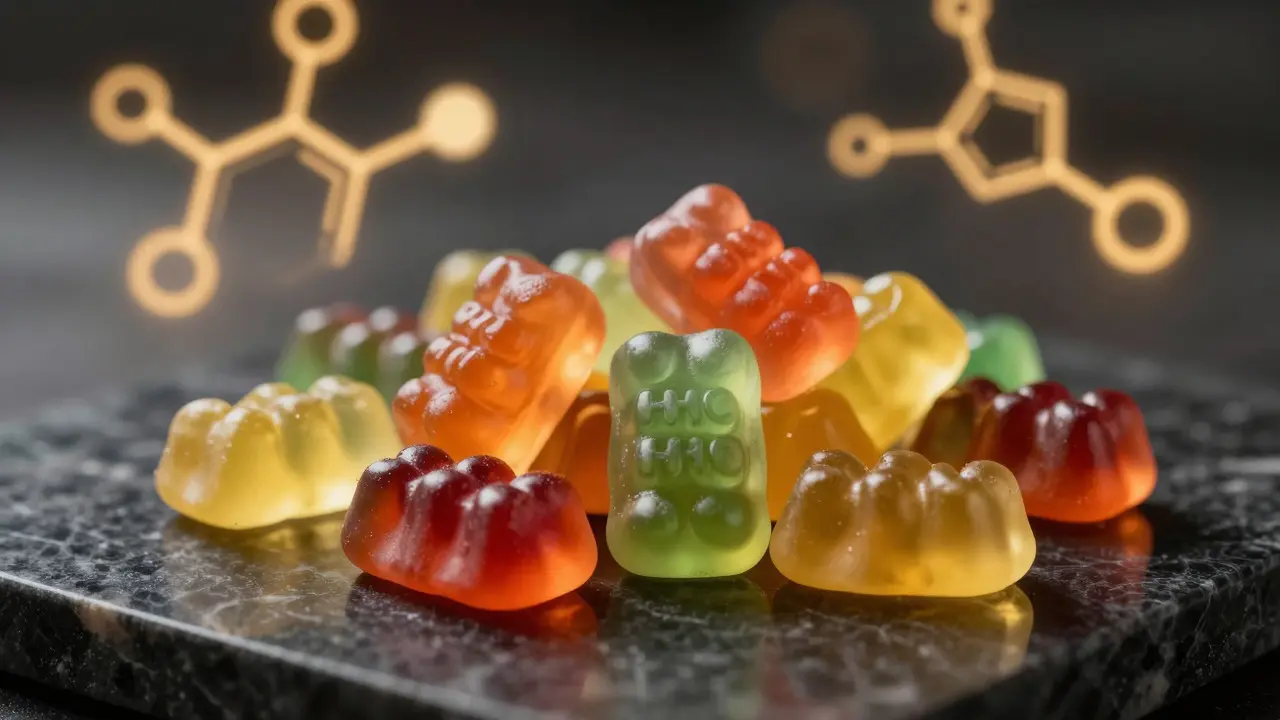 Was ist HHC in einem Gummibärchen? Wirkung, Dosierung & Legalität