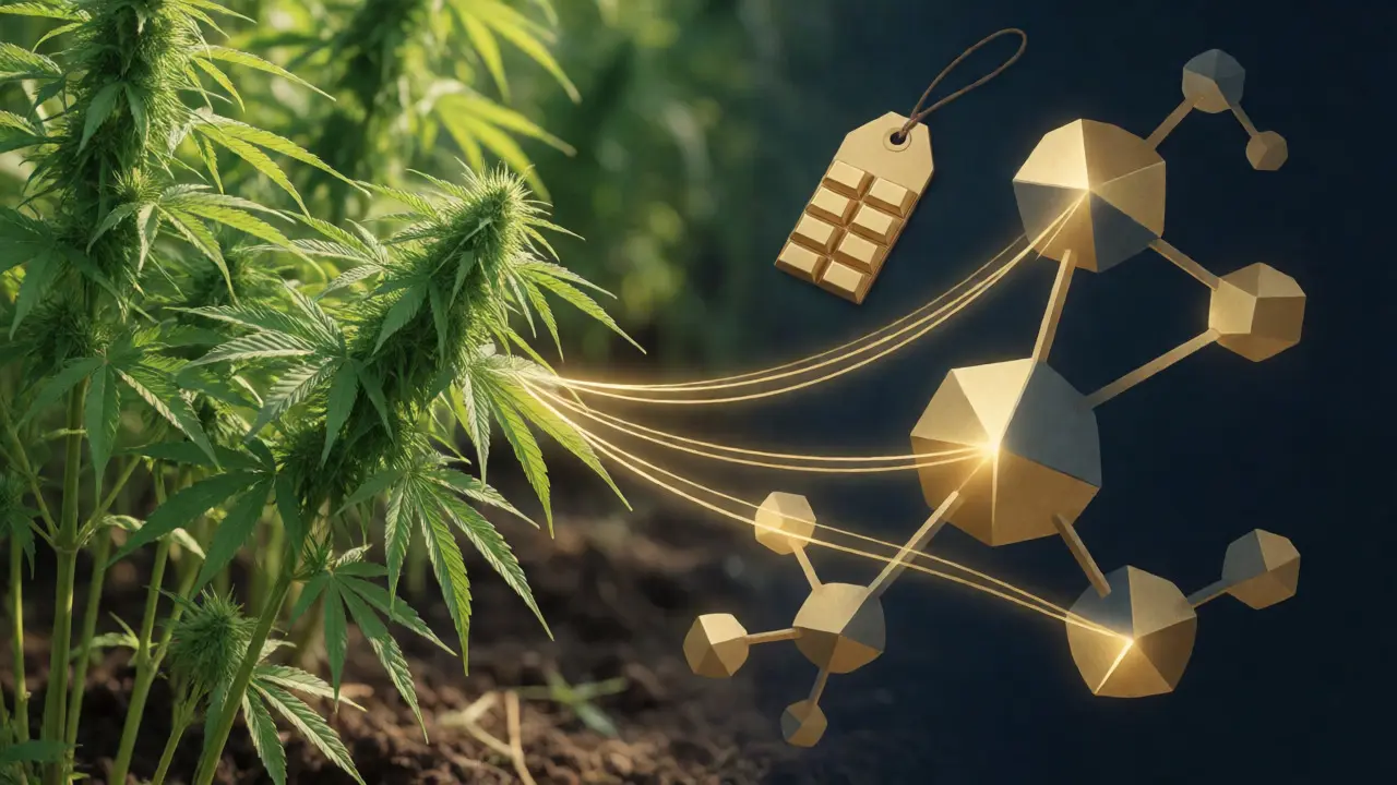 Konzeptuelle Darstellung des Unterschieds zwischen Hanfernte und molekularer Synthetisierung
