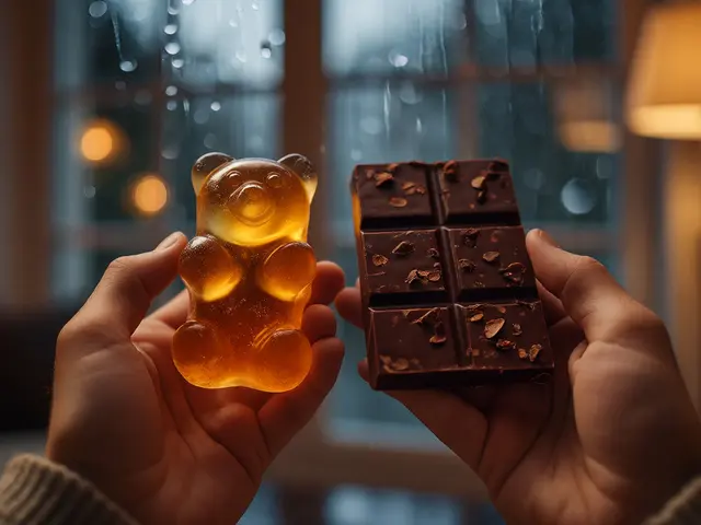 Gummibärchen vs. Schokolade: Sind THC-Gummies wirklich stärker?