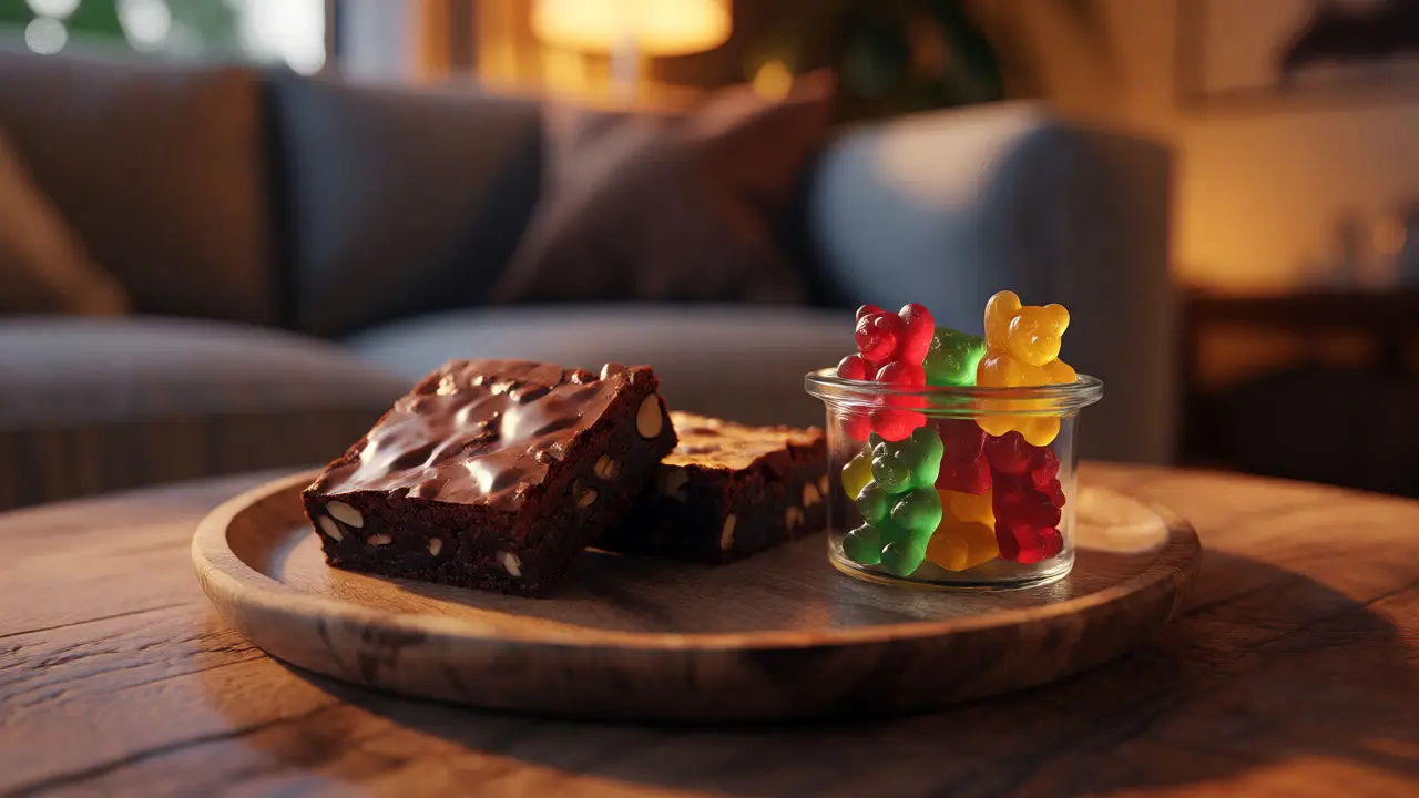 Brownies vs. Gummies: Sind Brownies stärker als THC-Gummibärchen?